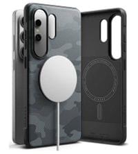 Magsafe Противоударен Калъф за Samsung S26 Ultra, Ringke Onyx Magnetic Camo Case, Черен - 1