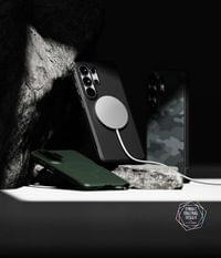 Magsafe Противоударен Калъф за Samsung S26 Ultra, Ringke Onyx Magnetic Camo Case, Черен - 3