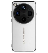 Magsafe Kалъф за Oppo Find X9 Ultra, GKK Leather Texture Case, Бял - 0