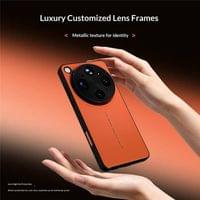 Magsafe Kалъф за Oppo Find X9 Ultra, GKK Leather Texture Case, Бял - 4