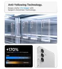 Противоударен Хибриден Калъф за Samsung S26 Plus, Spigen Ultra Hybrid Case, Прозрачен - 4