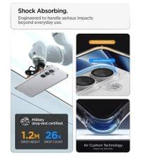 Противоударен Хибриден Калъф за Samsung S26 Plus, Spigen Ultra Hybrid Case, Прозрачен - 6