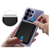 Magsafe Калъф за Карти, Tech-Protect MagWallet Carbon Card Case, Черен - 3 Magsafe Калъф за Карти, Tech-Protect MagWallet Carbon Card Case, Черен - 3
