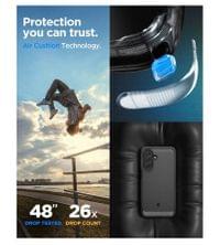 Противоударен Калъф за Samsung A27, Spigen Rugged Armor Case, Черен - 6