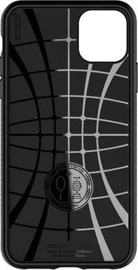 Противоударен Силиконов Калъф за за iPhone 11, Spigen Liquid Air Case, Черен - 6