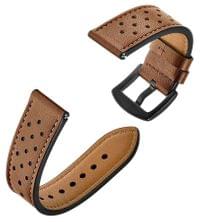 Кожена Каишка за Samsung Watch 4/ 5/ 6/ 7/ FE, Tech-Protect Leather Band, Кафяв - 2