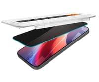Затъмняващ Протектор за iPhone 17 Pro, Spigen Privacy Glass tR EZ Fit 2бр., Черен - 3 Затъмняващ Протектор за iPhone 17 Pro, Spigen Privacy Glass tR EZ Fit 2бр., Черен - 3