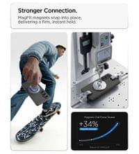 Magsafe Калъф за Samsung S26, Spigen Liquid Air Mag Fit Marble Gray Case, Сив - 12