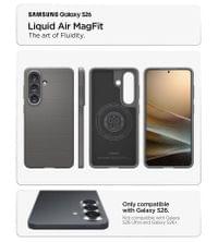 Magsafe Калъф за Samsung S26, Spigen Liquid Air Mag Fit Marble Gray Case, Сив - 13