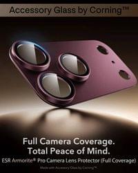 Протектор за Камерата на iPhone 18 Pro, ESR Armorite Pro Cam Glass Burgundy, Бордо - 2