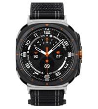 Текстилна Каишка за Samsung Watch Ultra 1/2 47mm, Spigen WBF0 Band, Черен - 2 Текстилна Каишка за Samsung Watch Ultra 1/2 47mm, Spigen WBF0 Band, Черен - 2