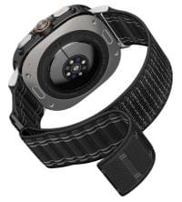Текстилна Каишка за Samsung Watch Ultra 1/2 47mm, Spigen WBF0 Band, Черен - 8 Текстилна Каишка за Samsung Watch Ultra 1/2 47mm, Spigen WBF0 Band, Черен - 8