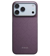 Magsafe Калъф за iPhone 18 Pro Max/ 17 Pro Max, Pitaka Edge PTK Weaving Case Charoite Purple, Лилав - 2 Magsafe Калъф за iPhone 18 Pro Max/ 17 Pro Max, Pitaka Edge PTK Weaving Case Charoite Purple, Лилав - 2