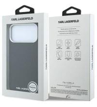 Magsafe Калъф за iPhone 18 Pro/ 17 Pro, Karl Lagerfeld Grained Leather Elongated Logo Case, Черен - 6 Magsafe Калъф за iPhone 18 Pro/ 17 Pro, Karl Lagerfeld Grained Leather Elongated Logo Case, Черен - 6