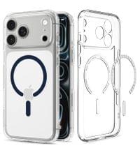 Magsafe Калъф за iPhone 18 Pro Max/ 17 Pro Max, Spigen Ultra Hybrid Mag Fit Case Clear/Deep Blue, Прозрачен - 5 Magsafe Калъф за iPhone 18 Pro Max/ 17 Pro Max, Spigen Ultra Hybrid Mag Fit Case Clear/Deep Blue, Прозрачен - 5
