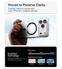 Magsafe Калъф за iPhone 18 Pro Max/ 17 Pro Max, Spigen Ultra Hybrid Mag Fit Case Clear/Deep Blue, Прозрачен - 10 Magsafe Калъф за iPhone 18 Pro Max/ 17 Pro Max, Spigen Ultra Hybrid Mag Fit Case Clear/Deep Blue, Прозрачен - 10
