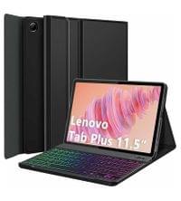Калъф с Клавиатура за Lenovo Tab Plus 11.5" TB351FU, Bluetooth Keyboard Case, Черен - 0 Калъф с Клавиатура за Lenovo Tab Plus 11.5" TB351FU, Bluetooth Keyboard Case, Черен - 0