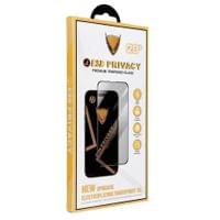 Затъмняващ Протектор за Xiaomi Redmi 15 4G, Privacy Anti-Spy OG Glass, Черен - 1