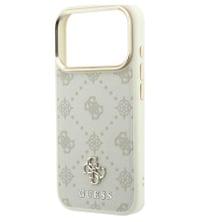 Magsafe Калъф за iPhone 18 Pro/ 17 Pro, Guess Peony 4G Small Logo Case, Бежов - 4 Magsafe Калъф за iPhone 18 Pro/ 17 Pro, Guess Peony 4G Small Logo Case, Бежов - 4