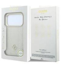 Magsafe Калъф за iPhone 18 Pro/ 17 Pro, Guess Peony 4G Small Logo Case, Бежов - 6 Magsafe Калъф за iPhone 18 Pro/ 17 Pro, Guess Peony 4G Small Logo Case, Бежов - 6