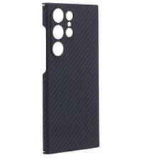 Карбонов Калъф за Samsung S24 Ultra, Aramid Fiber Case, Черен - 2