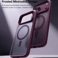 Magsafe Калъф за iPhone 18 Pro Max/ 17 Pro Max, Torras Guardian Magnetic Case Burgundy, Бордо - 3 Magsafe Калъф за iPhone 18 Pro Max/ 17 Pro Max, Torras Guardian Magnetic Case Burgundy, Бордо - 3