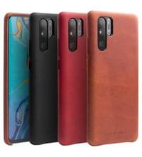 Кожен Калъф за Huawei P30 Pro, Qialino Leather Case, Кафяв - 5