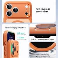 Magsafe Калъф за iPhone 17 Pro, ESR Classic Hybrid Frosted Magnetic Case, Оранжев - 2 Magsafe Калъф за iPhone 17 Pro, ESR Classic Hybrid Frosted Magnetic Case, Оранжев - 2