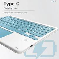 Преносима Безжична Клавиатура с Тъчпад, Slim Wireless Keyboard, Черен - 2