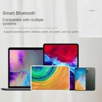 Преносима Безжична Клавиатура с Тъчпад, Slim Wireless Keyboard, Черен - 4