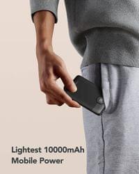 Външна батерия, Veger USB-C/Lightning 10000mAh 22.5W, Черен - 6 Външна батерия, Veger USB-C/Lightning 10000mAh 22.5W, Черен - 6