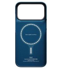 Magsafe Калъф за iPhone 18 Pro/ 17 Pro, Pitaka Edge Case Abyss Blue, Син - 7 Magsafe Калъф за iPhone 18 Pro/ 17 Pro, Pitaka Edge Case Abyss Blue, Син - 7