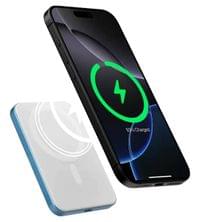 Magsafe Външна Батерия, Pitaka Aramid Magnetic 5000mAh Qi2 Lucid Blue, Син - 2 Magsafe Външна Батерия, Pitaka Aramid Magnetic 5000mAh Qi2 Lucid Blue, Син - 2