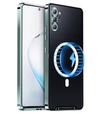 Magsafe Калъф за Samsung Note 10 Plus, Metal Case, Зелен - 0