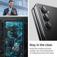 Протектор за Камерата на Samsung Z Fold 5, Spigen EZ Fit Optik Pro Glass tR 2бр., Черен - 7
