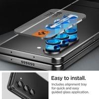 Протектор за Камерата на Samsung Z Fold 5, Spigen EZ Fit Optik Pro Glass tR 2бр., Черен - 8