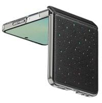 Луксозен Калъф за Samsung Z Flip 7, Dux Ducis Leather Stex Case, Черен - 3