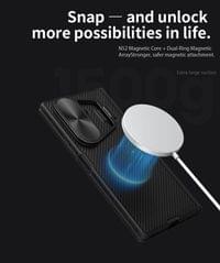 Magsafe Калъф за Samsung Z Fold 7, Nillkin CamShield Prop Magnetic Case, Черен - 4