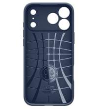 Противоударен Калъф за iPhone 18 Pro Max/ 17 Pro Max, Spigen Liquid Air Case, Тъмно Син - 3 Противоударен Калъф за iPhone 18 Pro Max/ 17 Pro Max, Spigen Liquid Air Case, Тъмно Син - 3