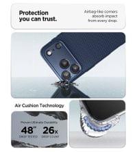 Противоударен Калъф за iPhone 18 Pro Max/ 17 Pro Max, Spigen Liquid Air Case, Тъмно Син - 8 Противоударен Калъф за iPhone 18 Pro Max/ 17 Pro Max, Spigen Liquid Air Case, Тъмно Син - 8