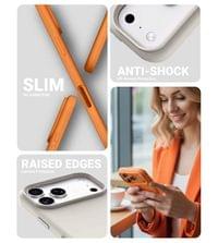 Magsafe Силиконов Калъф за iPhone 17 Pro, Crong Color Cover Magnetic Case, Оранжев - 4 Magsafe Силиконов Калъф за iPhone 17 Pro, Crong Color Cover Magnetic Case, Оранжев - 4