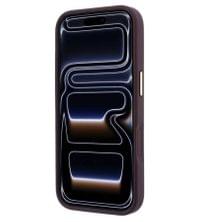 Magsafe Калъф за iPhone 18 Pro/ 17 Pro, Guess Leather Stripe Peony 4G Mag Case Burgundy, Бордо - 4 Magsafe Калъф за iPhone 18 Pro/ 17 Pro, Guess Leather Stripe Peony 4G Mag Case Burgundy, Бордо - 4