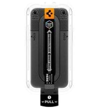 Затъмняващ Протектор за iPhone 18 Pro Max, Spigen Privacy Glas.tR EZ Fit Pro 2бр., Черен - 6
