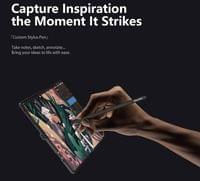 Magsafe Калъф за Samsung Z Fold 8 Ultra, Nillkin Clear CamShield Prop Mag Pen Case, Черен - 6