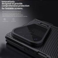Magsafe Калъф за Samsung Z Fold 8 Ultra, Nillkin Clear CamShield Prop Mag Pen Case, Черен - 11