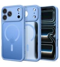 Magsafe Калъф за iPhone 18 Pro/ 17 Pro, Tech-Protect BasicMag Matte Case, Син - 1