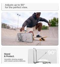 Magsafe Калъф за iPhone 18 Pro/ 17 Pro, Spigen Ultra Hybrid Optik S Mag Fit Case Clear/Silver, Прозрачен - 5
