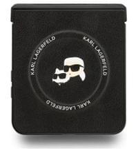 MagSafe Калъф за Samsung Z Flip 7, Karl Lagerfeld Karl&amp;amp;Choupette Pins Case, Черен - 3