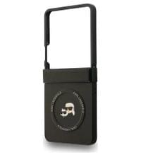 MagSafe Калъф за Samsung Z Flip 7, Karl Lagerfeld Karl&amp;amp;Choupette Pins Case, Черен - 4