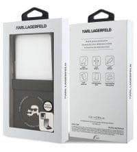 MagSafe Калъф за Samsung Z Flip 7, Karl Lagerfeld Karl&amp;amp;Choupette Pins Case, Черен - 7